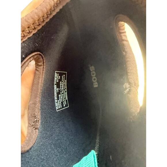 Bogs Waterproof blooms Women’s sz 7 Classic High Winter Rain Boots Pull On Color - Picture 8 of 11